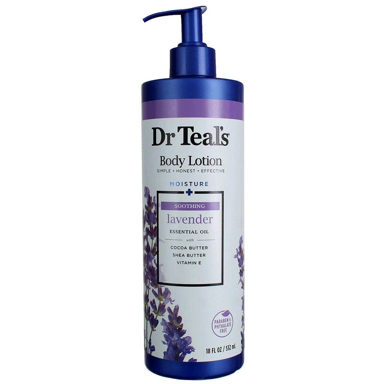 Dt Teals Body Lotion Moisture Soothe & Sleep Lavender 532ml Dr Teals Lavender Oil - Soothe & Sleep Body Lotion - Image 1