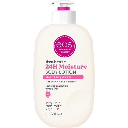EOS Strawberry Dream 24Hr Moisture Shea Better Body Lotion (473ml)