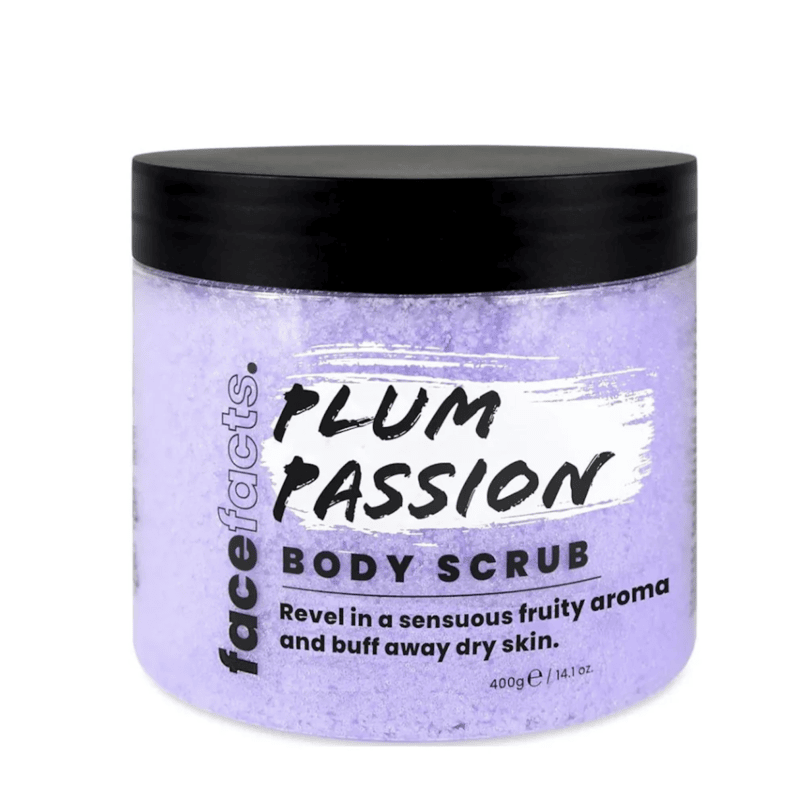 Facefacts Plum Passion Body Scrub FaceFacts Plum Passion Body Scrub (400g) - Image 1