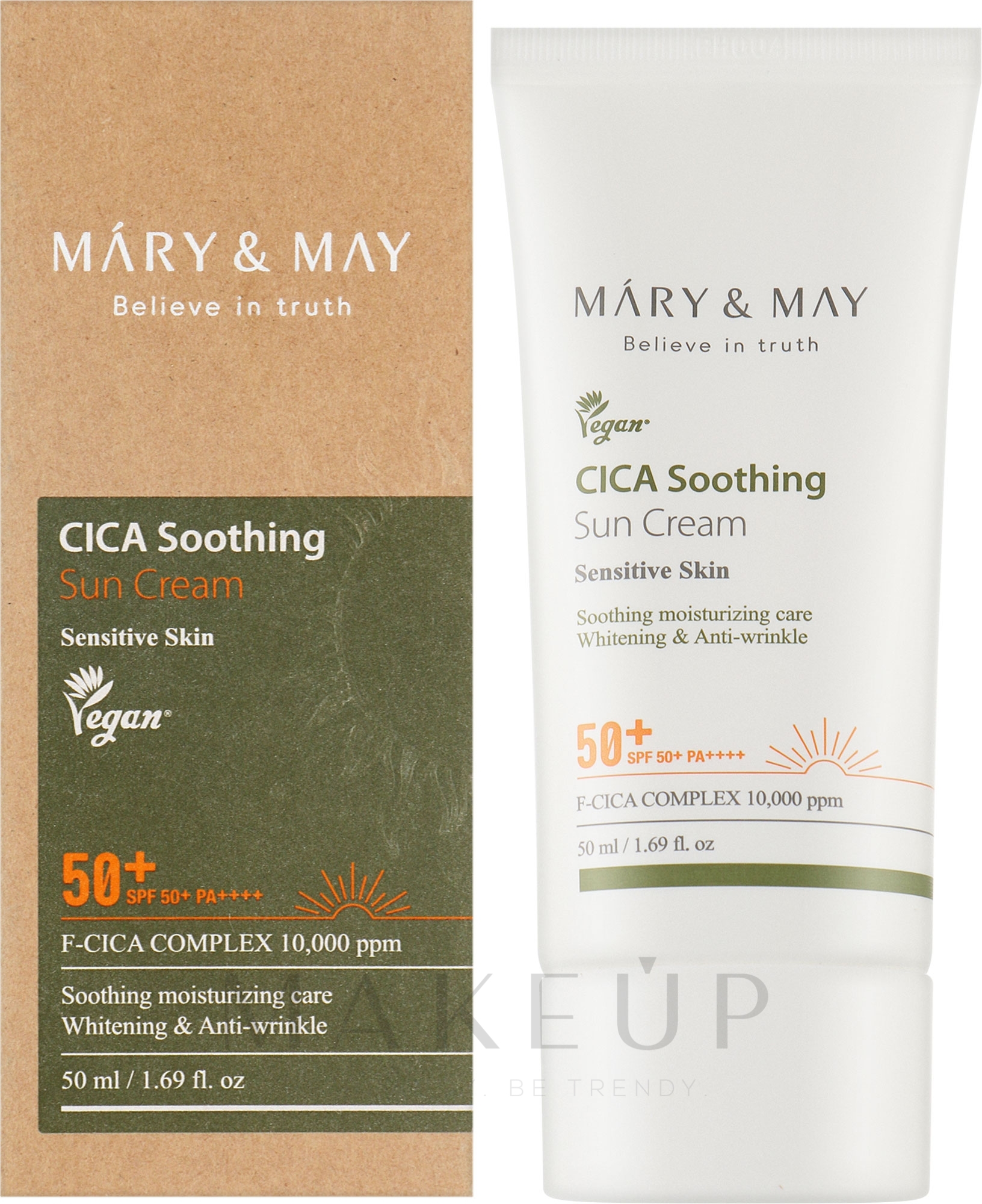Mary & May Believe In Truth Cica Soothing Sun Cream Mary & May Tranexamic Axcid + Glutathione Brightening Eye Cream (30g) - Image 1