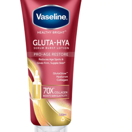 Vaseline Healthy Bright Gluta-HYA Pro-Age Restore Serum Burst Body Lotion (300ml)