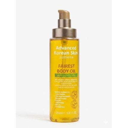Advanced Korea Skin Fairest Skin Lightening Body Oil (280ml)
