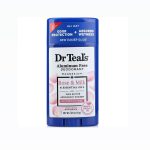 Dr Teal's Aluminiun-Free Rose & Milk deodorant rollon (75g)