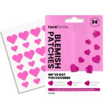FaceFacts Pimple and Blemish Patches - Heart Shape (24 Applications)