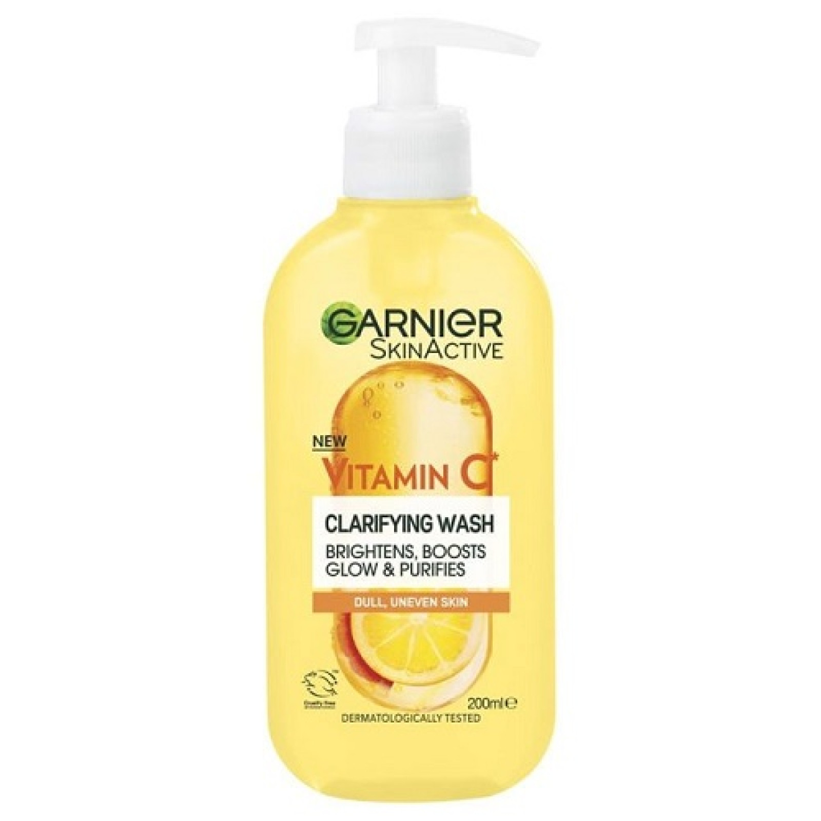 Garnier SkinActive Vitamin C Clarifying Face Wash (200ml) (100ml) Garnier SkinActive Vitamin C Clarifying Face Wash (200ml) (100ml) - Image 1
