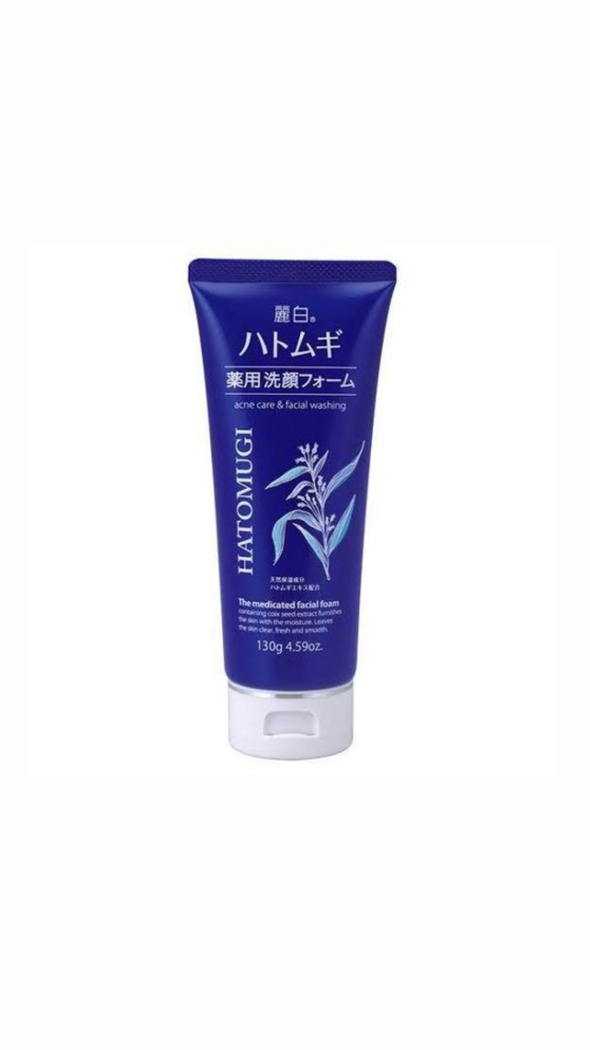 Hatomugi Acne Care Medicated Foaming Face Wash (130g) Hatomugi Acne Care Medicated Foaming Face Wash (130g) - Image 1