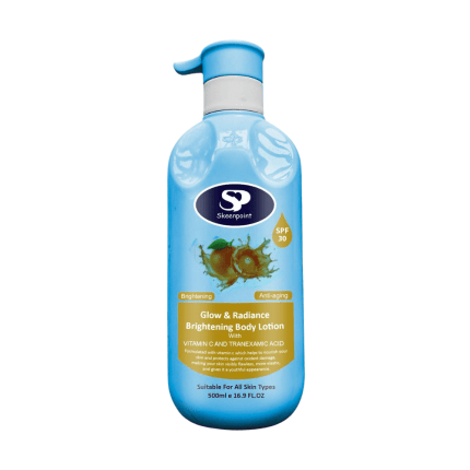 SkeenPoint Glow & Radiance Brightening Body Lotion with Vitamin C & Tranexamic Acid (500ml)